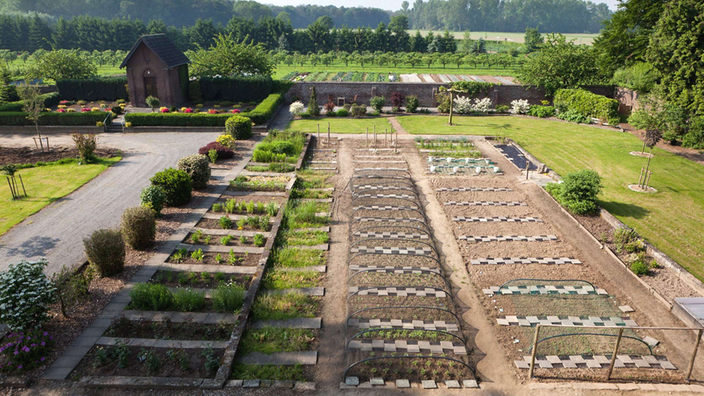 Klostergarten der Abtei Mariendonk