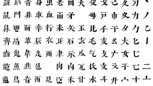 Chinesische Schriftzeichen