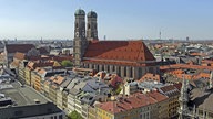 Panoramablick über München mit Frauenkirche