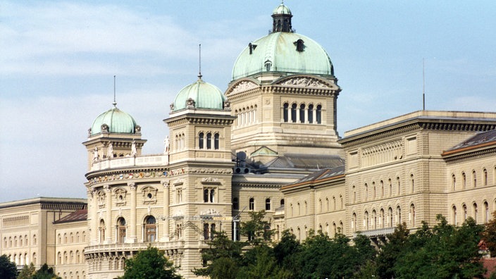 Ein burgenhaftes Gebäude mit Zinn-Dach