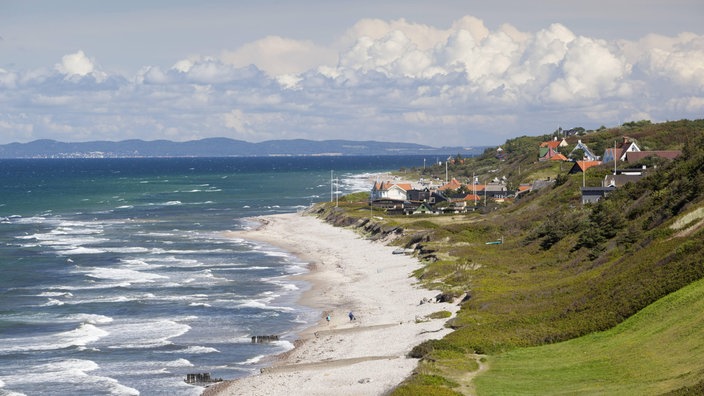 Strand an der schwedischen Kattegatküste