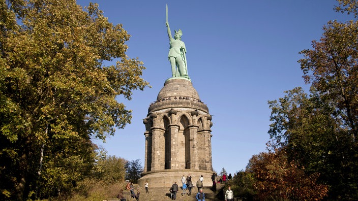 Das Hermannsdenkmal im Teutoburger Wald