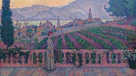 Gemälde "Saint-Tropez, la Terrasse" von Paul Signac (1898)