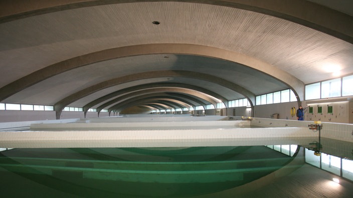 Wasserreservoir in der Aufbereitungsanlage Sipplinger Ber