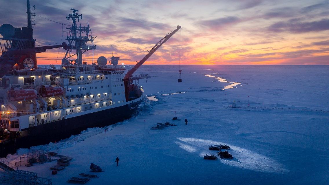 Die Polarstern im Abendlicht