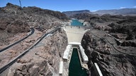 Der Hoover-Damm am Colorado River in den USA.