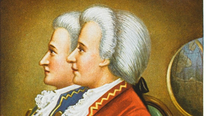 Gemälde von Jaques Etienne und Joseph Michel Montgolfier