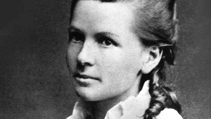 Porträtfoto von Bertha Benz, der Frau des Autoerfinders Carl Benz