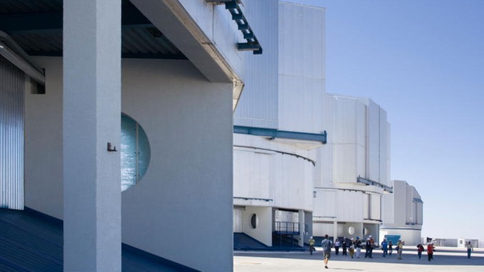 Das Paranal-Observatorium in der Atacamawüste Chiles